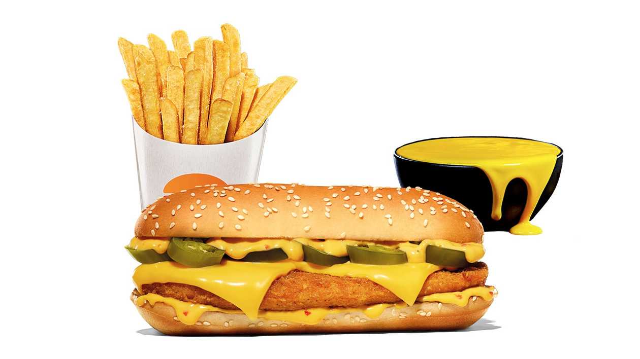 Long Chilli Cheese Beef / Chilli Chicken / Plant Based Menu