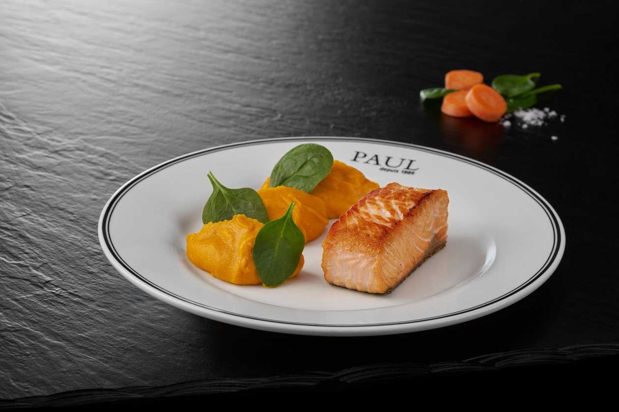 Trout with Carrot Puree