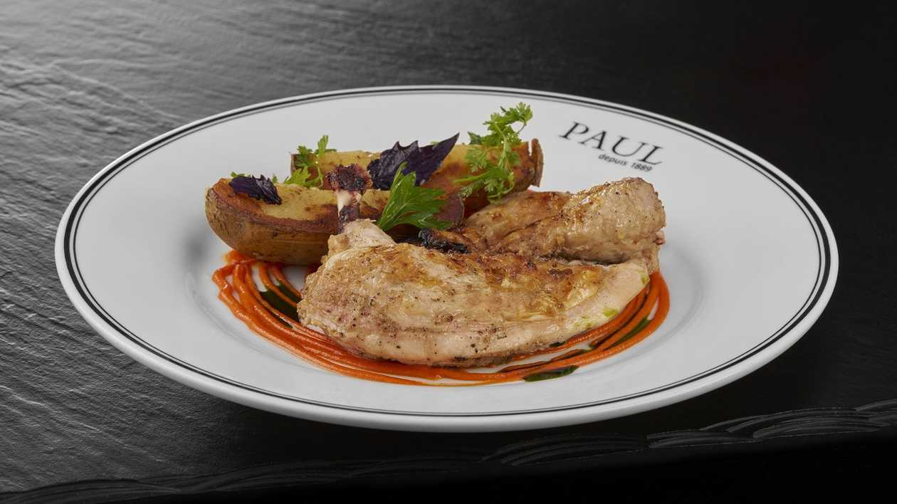 Grilled Chicken Romesco