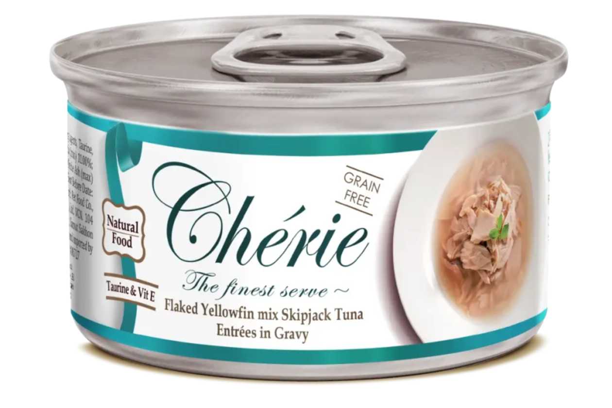 CHERIE Signature Gravy canned pet food for adult cats with tuna in sauce 80 g