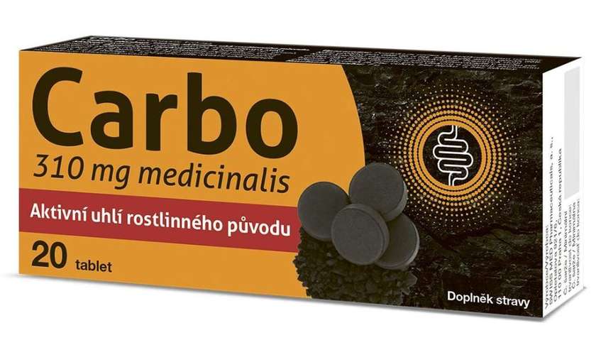 PREMIUM CARBOMEDICINALIS 310mg 20 tablets