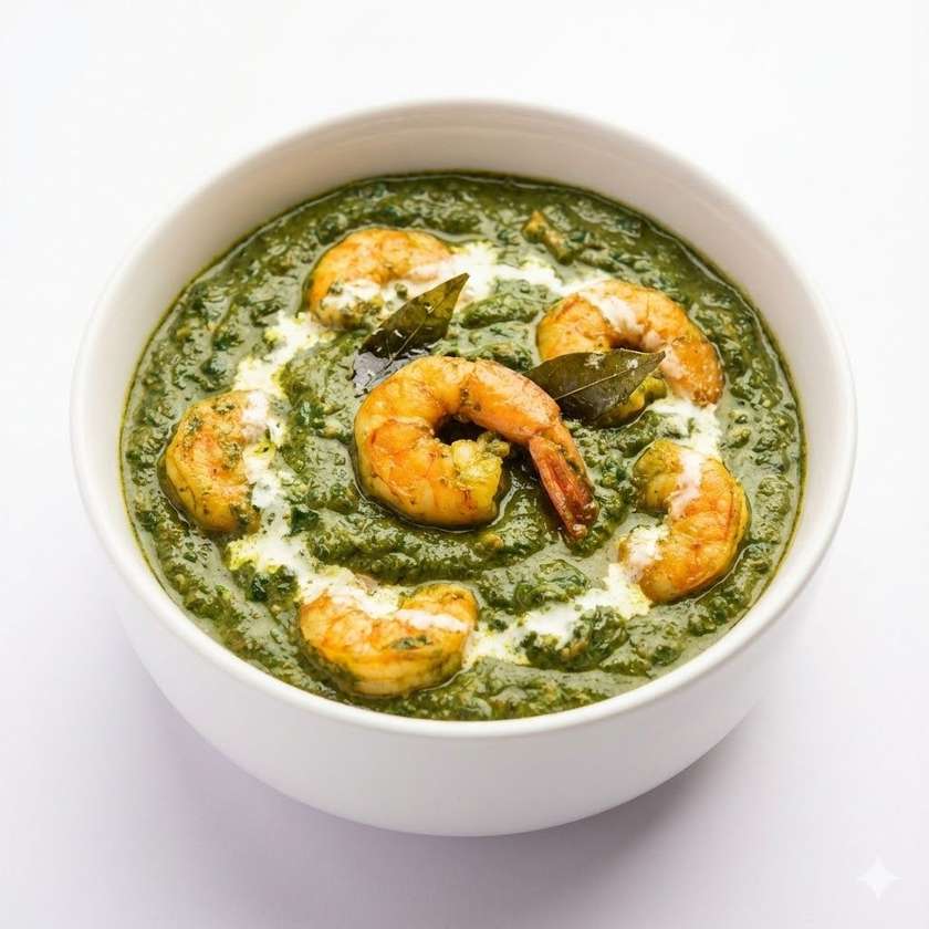 Prawn Saag