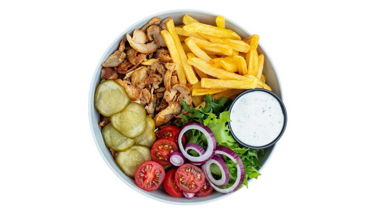 Kebab salad