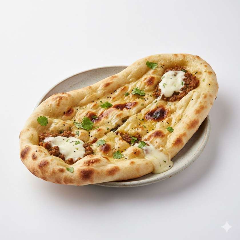 Keema Cheese Naan