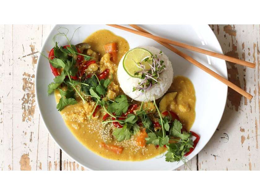 Thai vegetable curry (spicy)