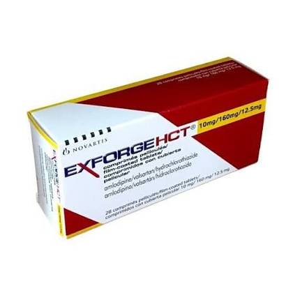 EXFORGE HCT 10/160/12.5MG, PER TABS