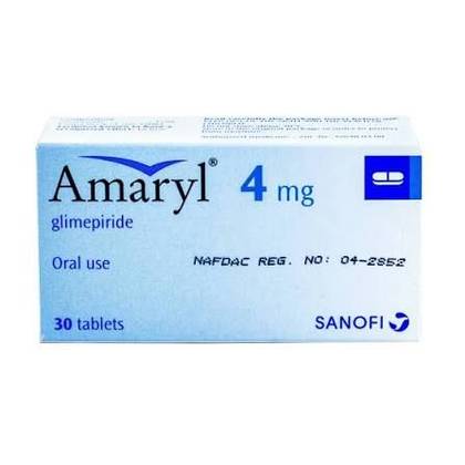 AMARYL 4MG TAB 30'',PER TABS