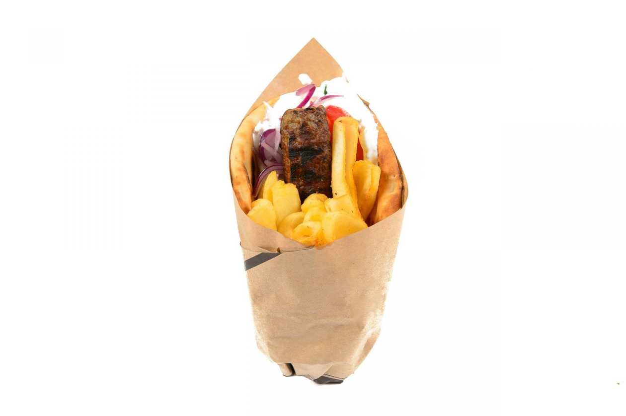 Sandwich soutzoukaki
