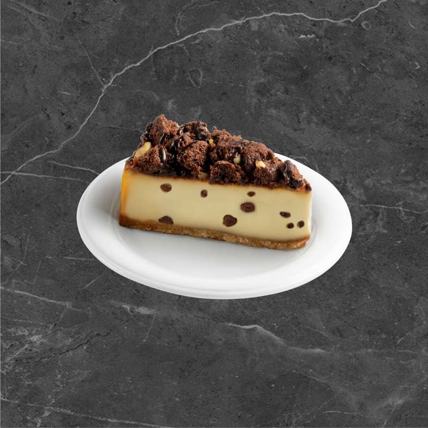 Sūrio pyragas su karamele ir šokoladu 140g