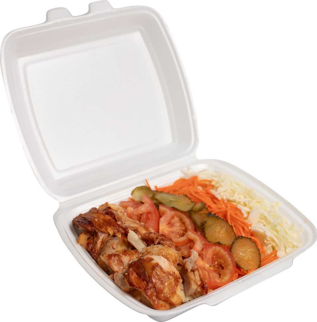 Кебаб в тарілці (з картоплею)