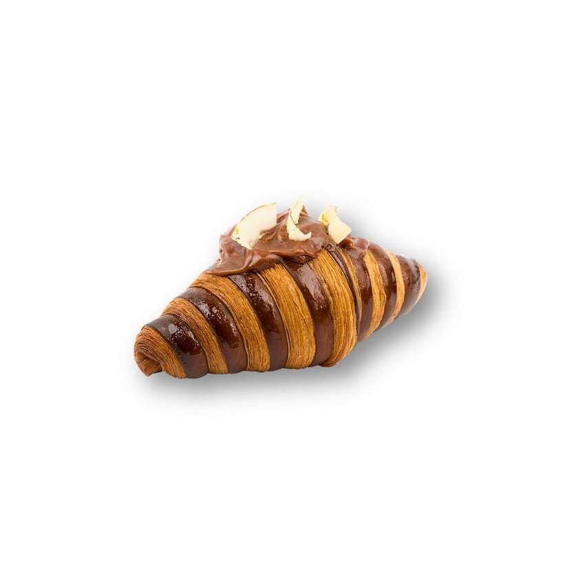 Croissant bicolor čokoláda-marakuja