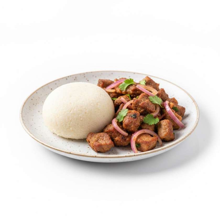 ugali pork dryfry