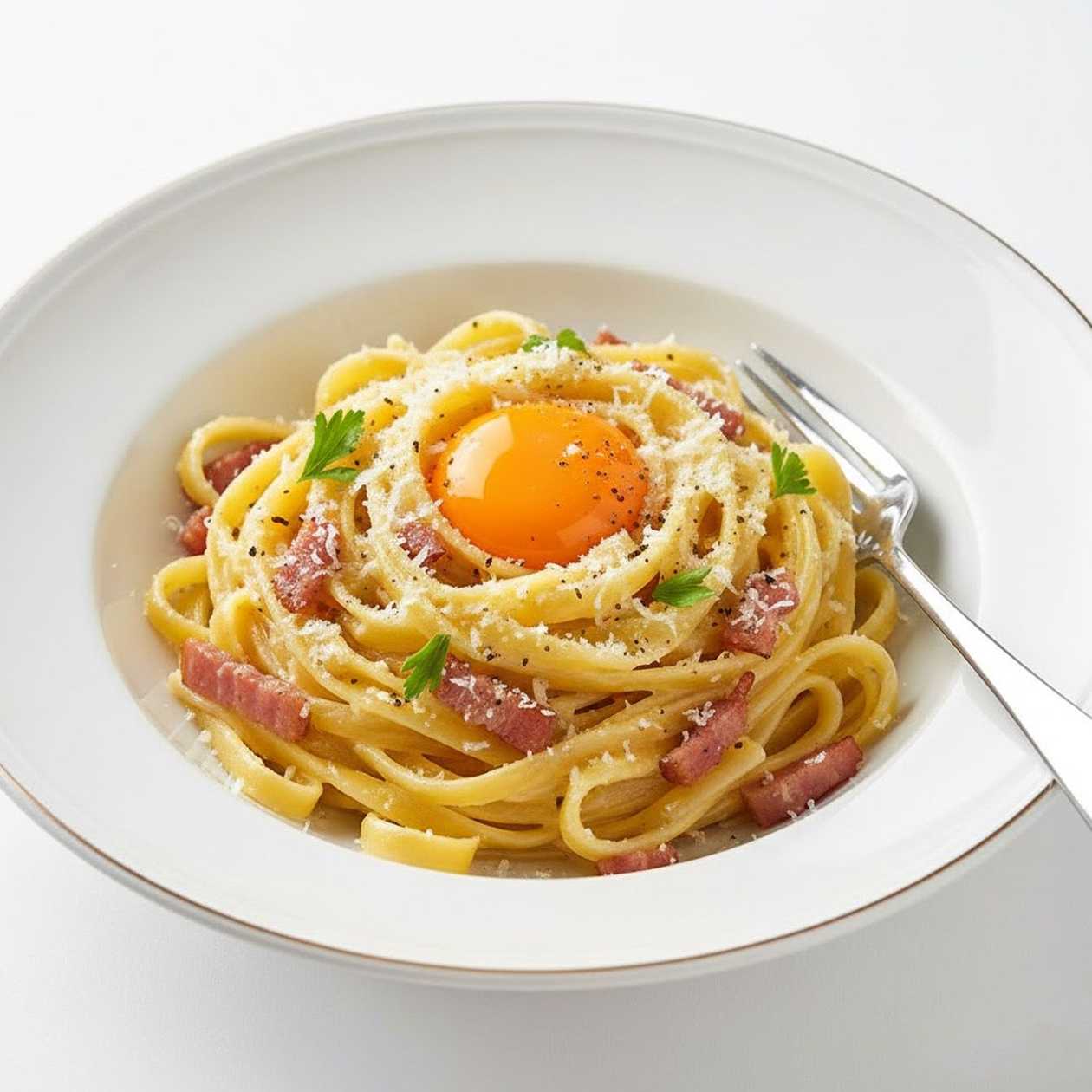 Tagliatelle carbonara