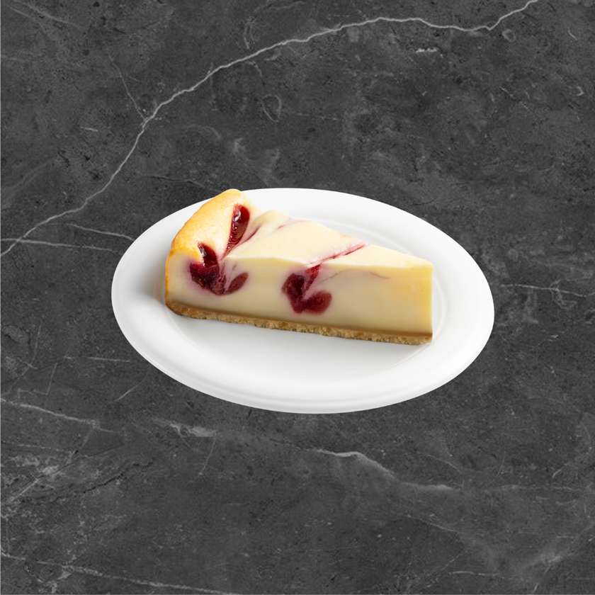 Sūrio pyragas su avietėmis 110g