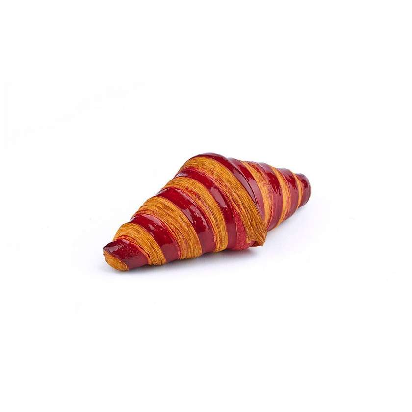 Croissant bicolor vanilka-malina