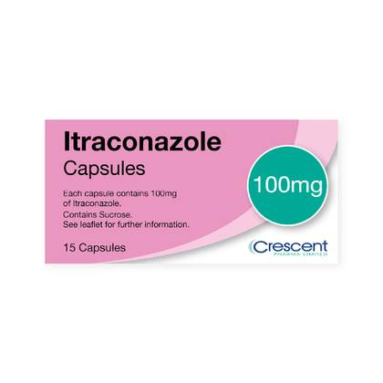 ITRACONAZOLE 100MG (CRESCENT), PER CAPS