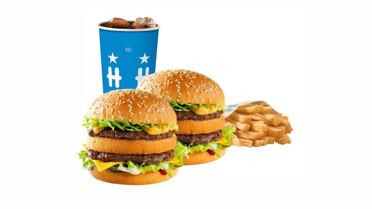 Hesburger large meal + Hesburger