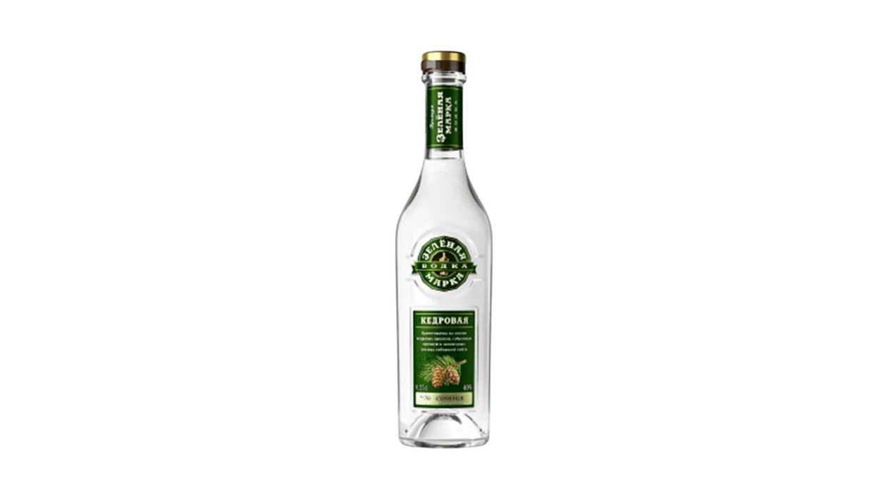 Vodka Zelionaya brand Kedrovaya 0.250 l