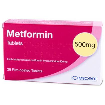 METFORMIN 500MG UK, PER STRIP