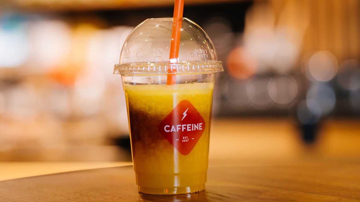 Coffee with freshly squeezed orange juice 350ml