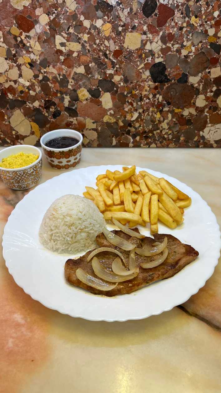 Porco Grelhado na Frigideira