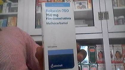 ROBAXIN 750MG TABLET 100'', PER TABS