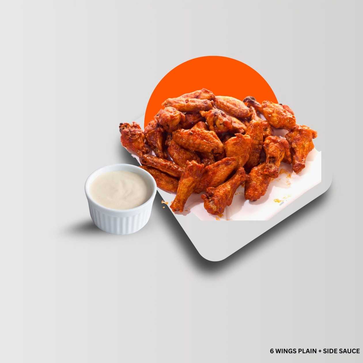 6 wings side sauce