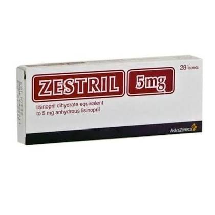 ZESTRIL 5MG TABLET, PER TABS