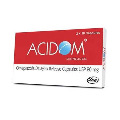 ACIDOM 20MG CAPSULES 20'S