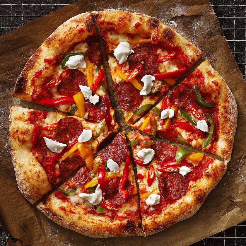 Pizza Diavola wholegrain