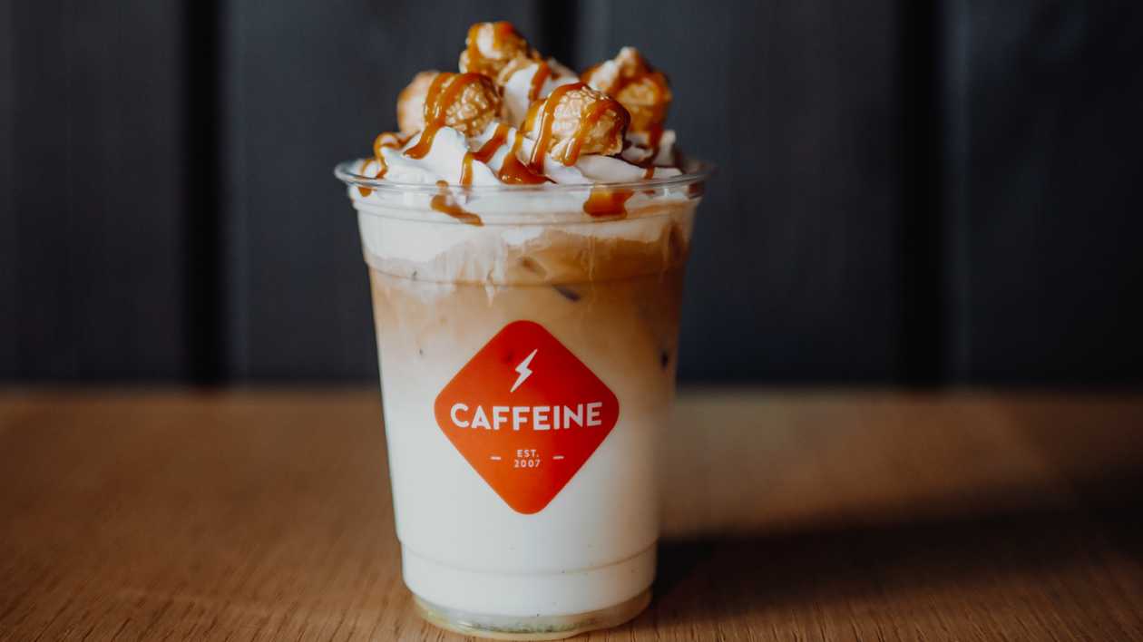 Popcorn iced latte 470 ml