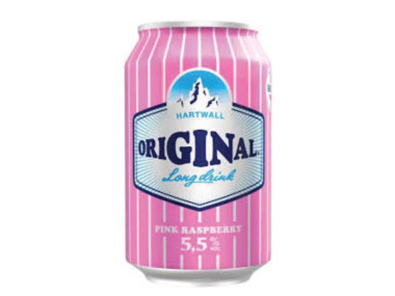 HARTWALL Roosa Vaarikas 5.5%, 0.33L