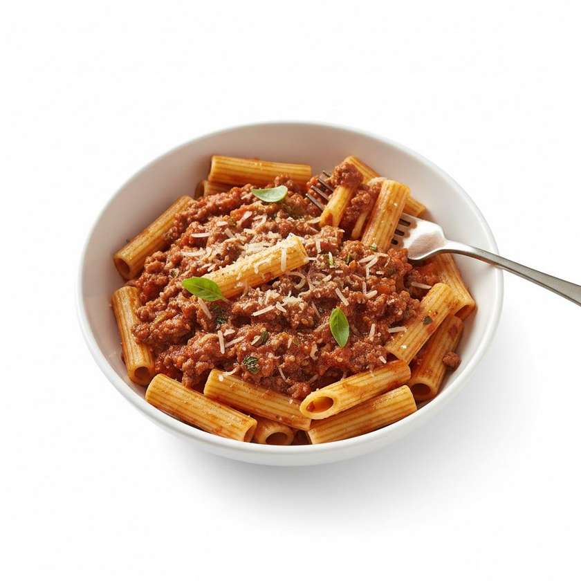 Pasta con carne