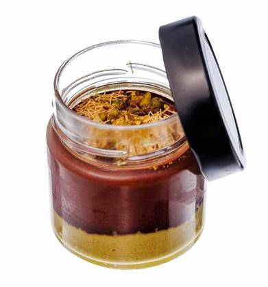 Choco Kunfa Cake with Pistachios (Dubai)