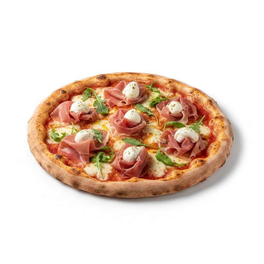 Prosciutto crudo pizza