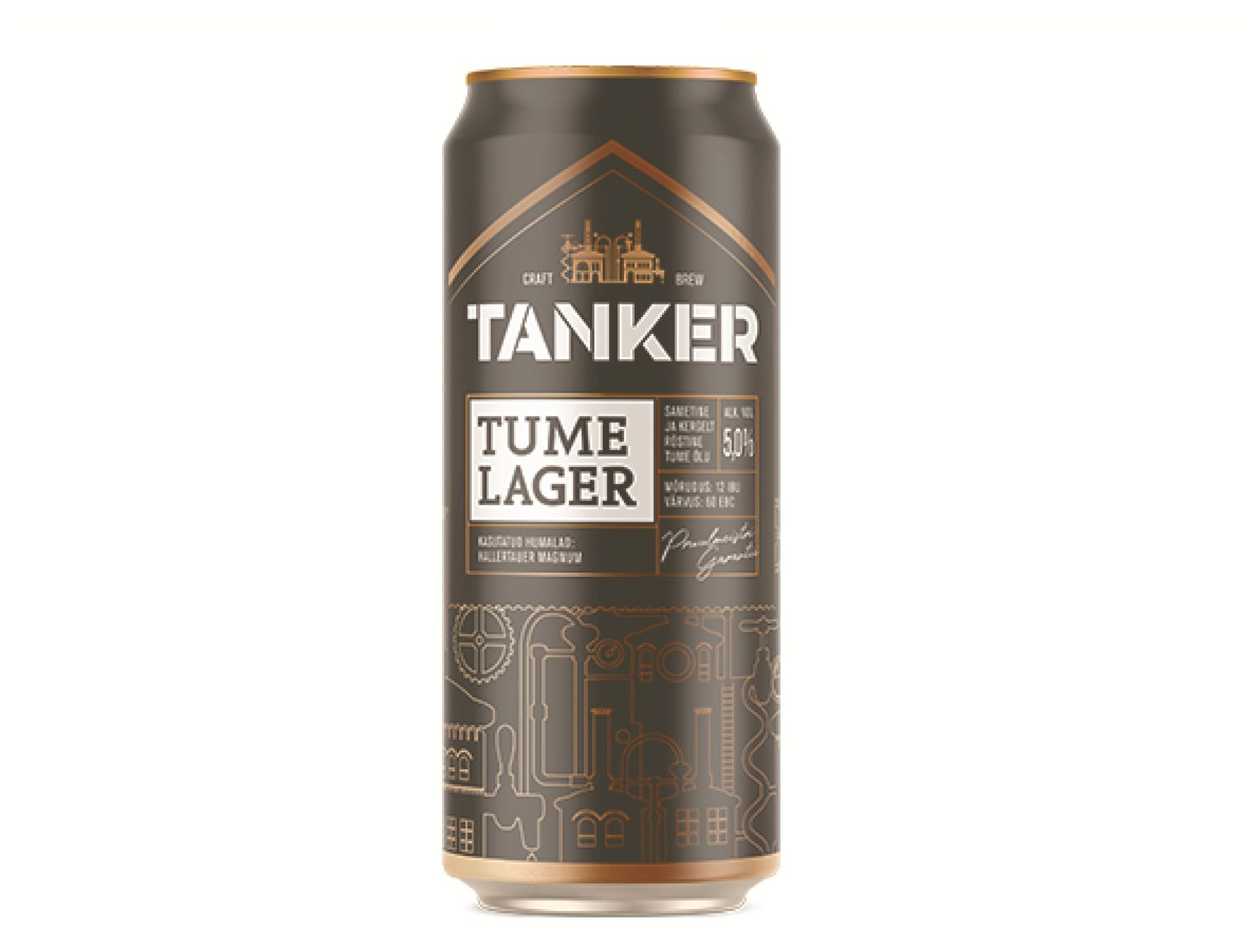 TANKER Tume Lager 5.0%, 0.5L