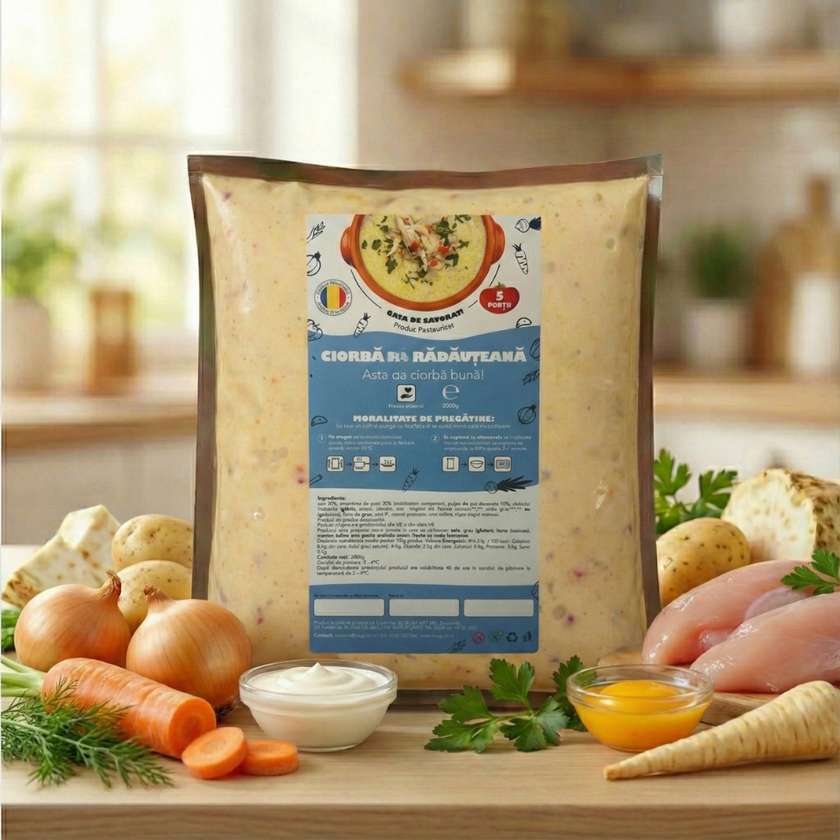 Ciorbă Rădăuțeană Cremoasă | 2kg - 5 Porții la preț de 4