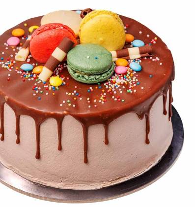 Biscotto Cake with Decoration