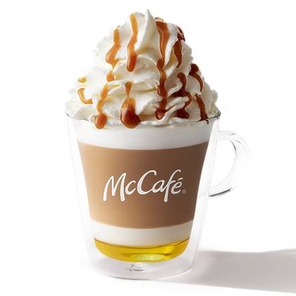 Latte cu sirop Crème Brulee și frișcă, 300 ml