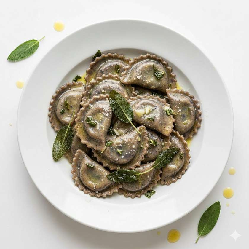 Ravioli Cerna & Sage