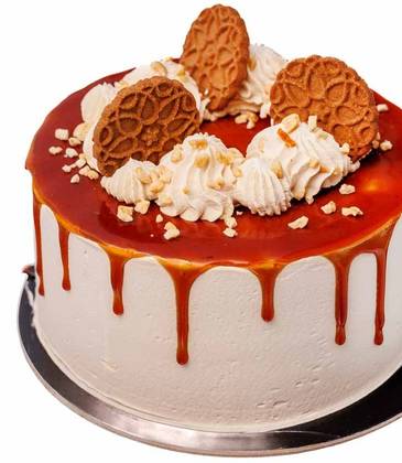 Salted Caramel Cake with Decoration