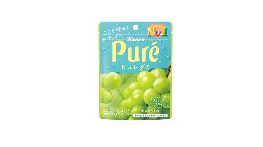 Gummies KANRO PURE (MUSCAT), 56g