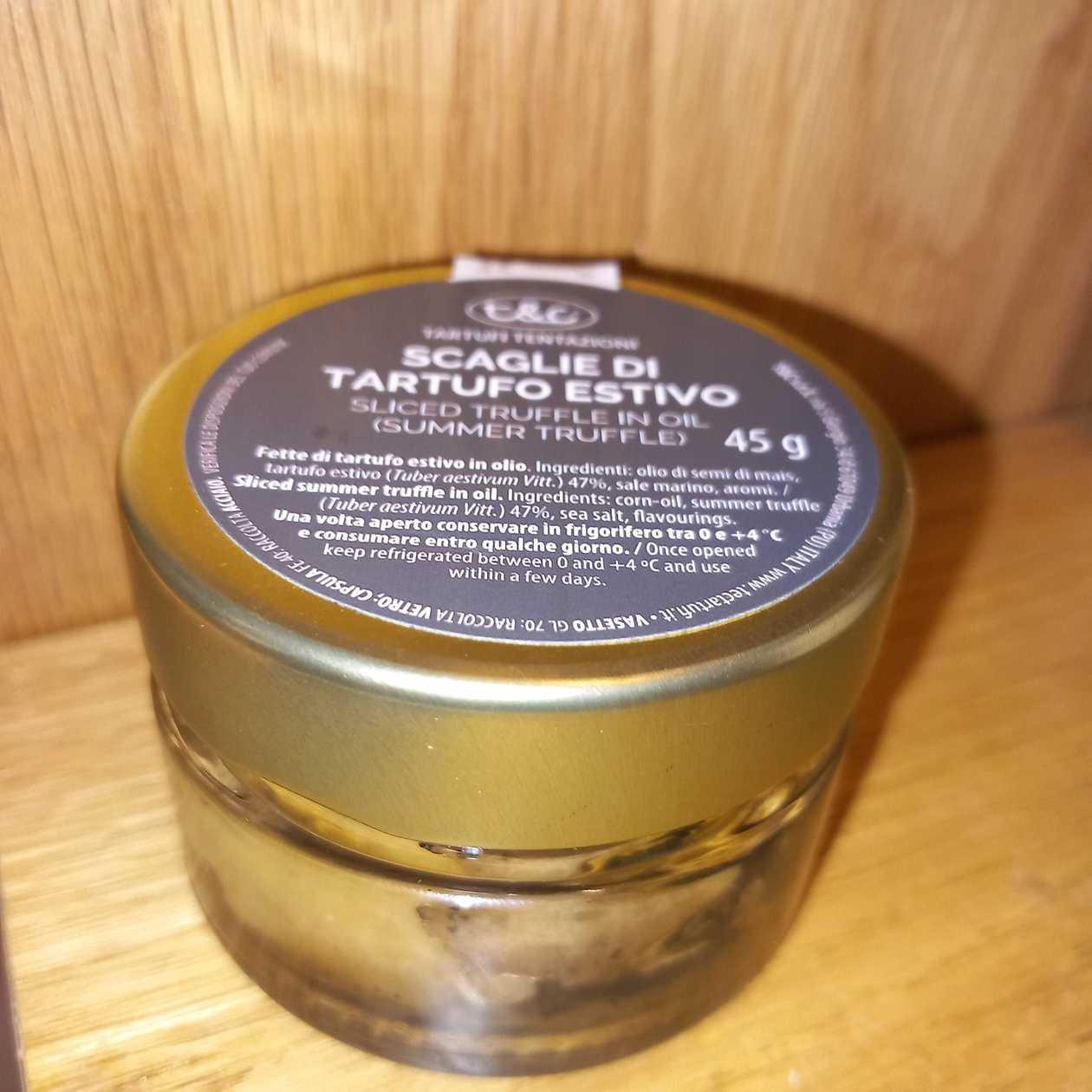 Tartufi Tentazione- Trufa fatiada em óleo 45g