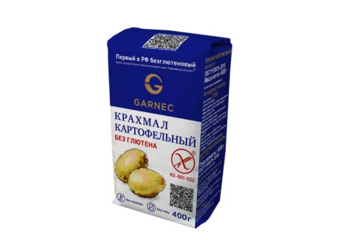Potato starch gluten-free "Garnets" 400g