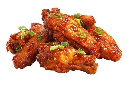Chicken Wings With Bbq Or Buffalo Sauce