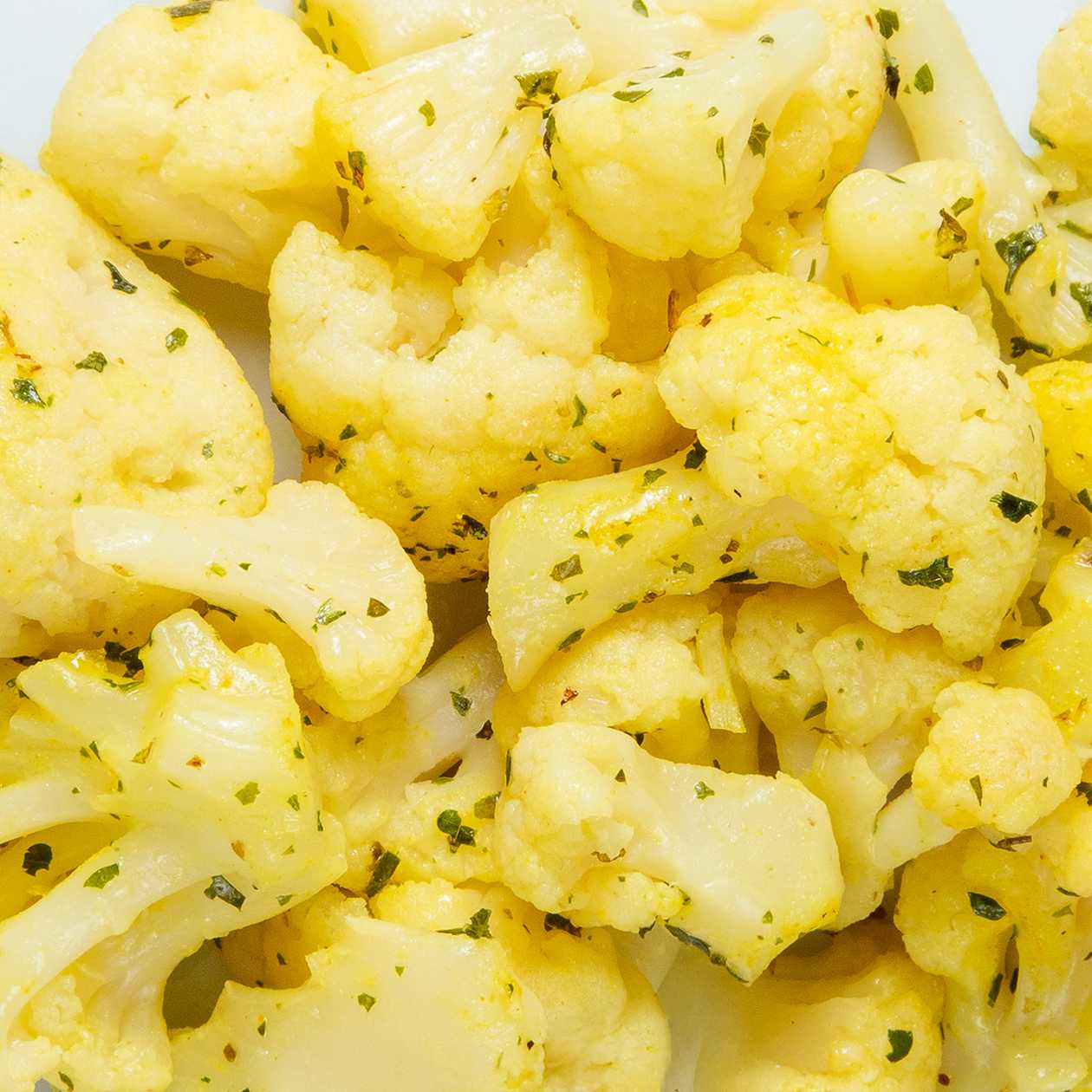 Steamed cauliflower