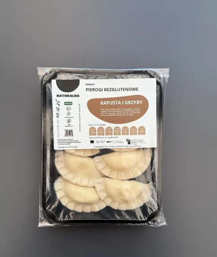 Pierogi z kapustą i grzybami (gf, vegan)