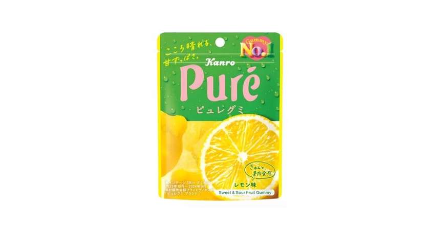 Gummies KANRO PURE (LEMON), 56g