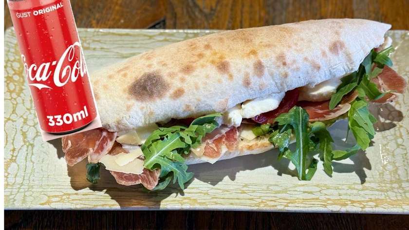 Panino Crudo + Coca Cola