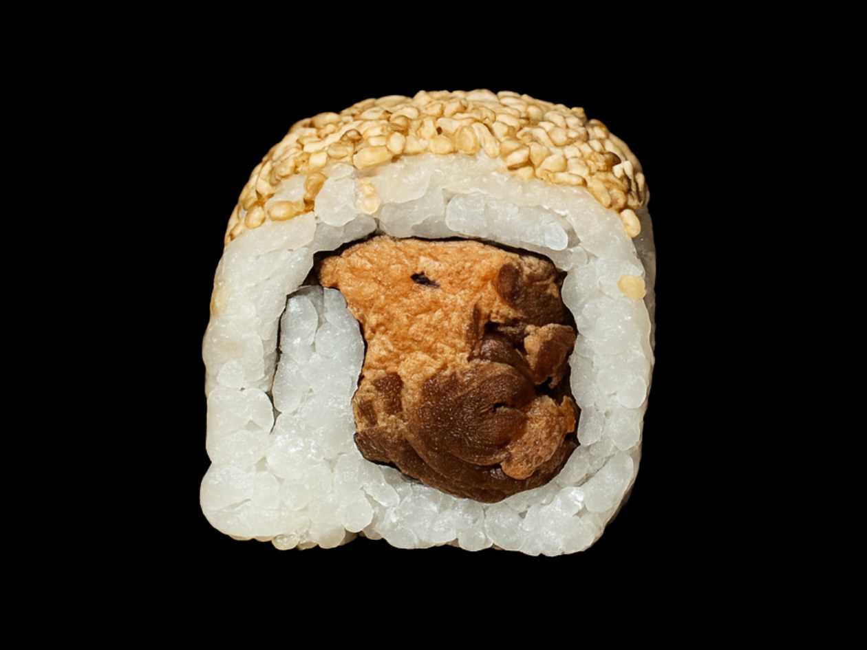 Kanpyo maki pähklikastmega